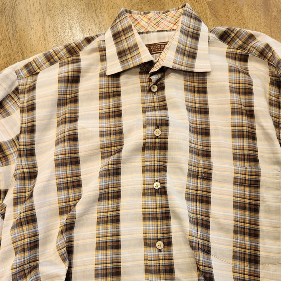 Patrick James RESERVE size Medium long sleeve button-up - Picture 11 of 13